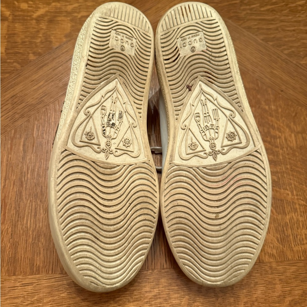 Gucci White Sneakers with Red and Black Details - Picture 6 of 6